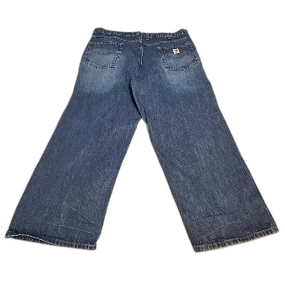 Vintage Carhartt B189 DKV 44x30 Loose Fit Jeans Y2K Workwear Grunge Skater